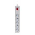 Activejet grey power strip with cord ACJ COMBO 5G/3M/BEZP. AUT/S Activejet grey power strip with cord ACJ COMBO 5G/3M/BEZP. AUT/S