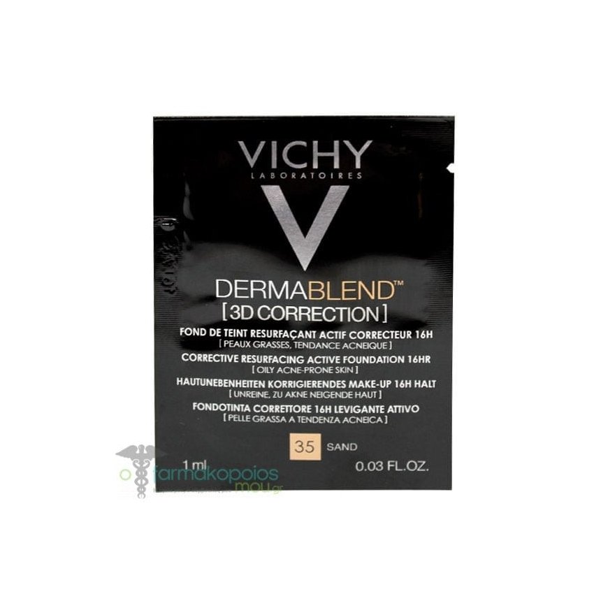 Vichy, DERMABLEND, Väri Korjaava, Nestemäinen Meikkivoide, 35, San
