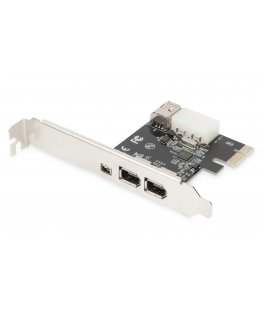 Digitus PCI Express Card, Firewire 1394a (3+1 ports)