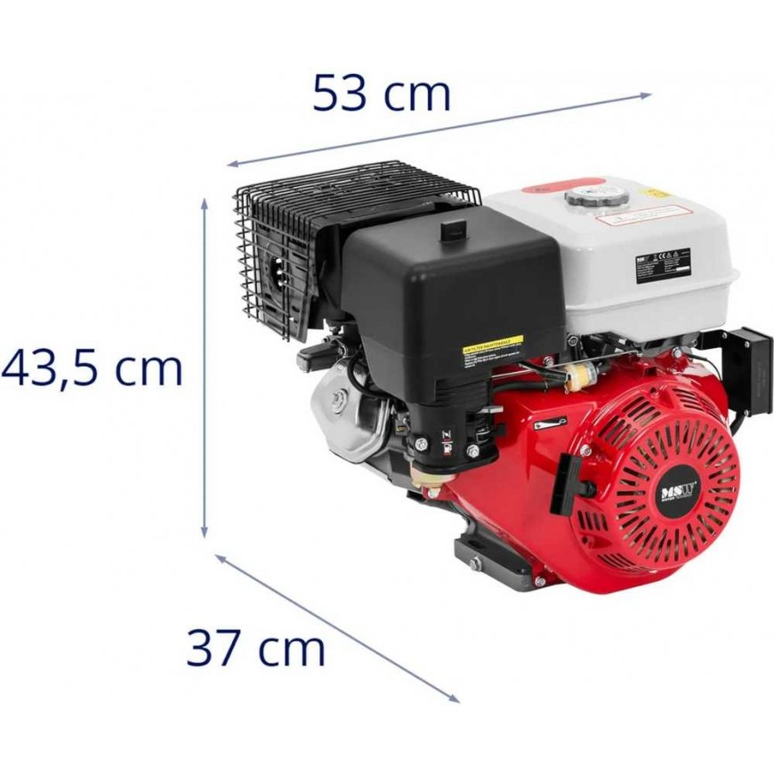 MSW 4-stroke single-cylinder gasoline engine with electric starter, 6.5 L, 16 HP – 4