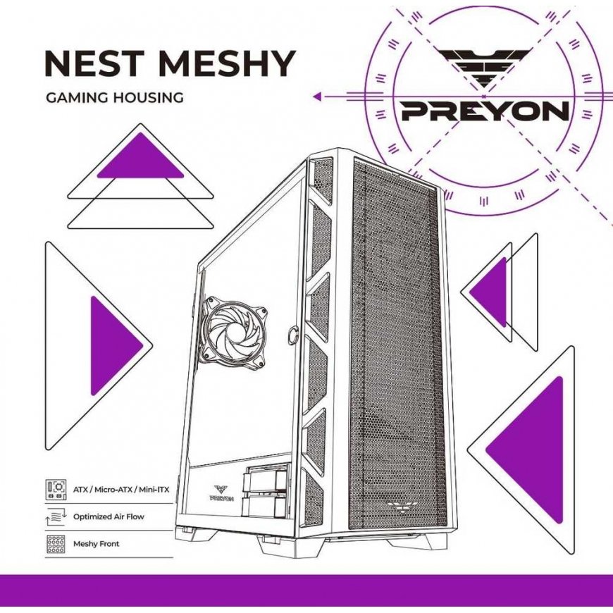 „Дырка PREYON Nest Mesha“ (PrENM02B) – 5
