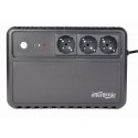 Gembird EG-UPS-3SDT800-01 источник бесперебойного питания Интерактивная 0,8 kVA 480 W 3 розетка(и) Gembird EG-UPS-3SDT800-01 источник бесперебойного питания Интерактивная 0,8 kVA 480 W 3 розетка(и)