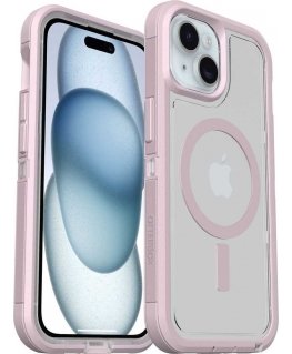 Dēklis Otter Products Otterbox OB DEFND XT CAURSPIDĪGS APPLE IPHONE/16E/15/14/13MNT SALSNĪGI-CLEAR/PURP