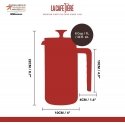 Prantsuse press PISA 1 L Latte / La Cafetiere Prantsuse press PISA 1 L Latte / La Cafetiere