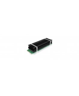 ICY BOX IB-M2HS-70 SSD-asema Jäähdytyslevy/jäähdytin musta 1 kpl