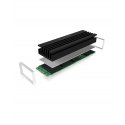 ICY BOX IB-M2HS-70 SSD-draiv Kütteseade/radiaator Must 1 tk ICY BOX IB-M2HS-70 SSD-draiv Kütteseade/radiaator Must 1 tk