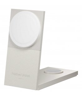 Native Union Rise 3-In-1 Qi2 Смартфон Светло-серый USB Беспроводная зарядка Для помещений