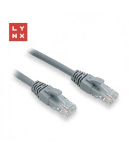 LYNX UTP-patchkaapeli Cat6, PVC, 7m, harmaa