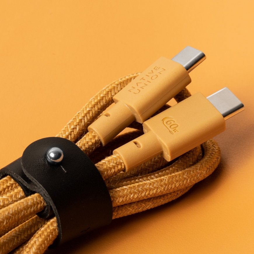 Native Union Belt Cable USB cable 1.2 m USB C Yellow – 2