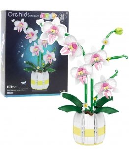Lean Toys Konstruktori Orchidée Ruukussa 616 osaa