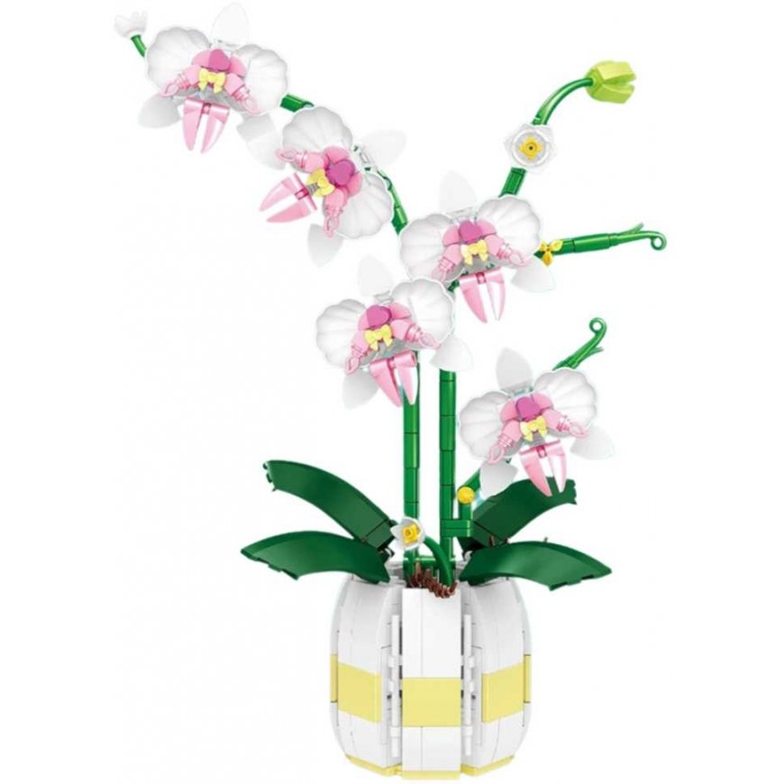 Lean Toys Konstruktorius Orchidėja Vazonėlyje 616 detaili – 3
