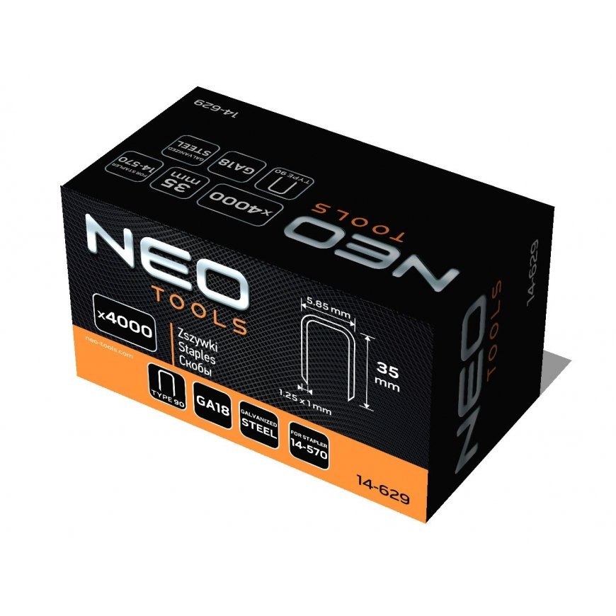 NEO tools 14-629 скобы для степлера