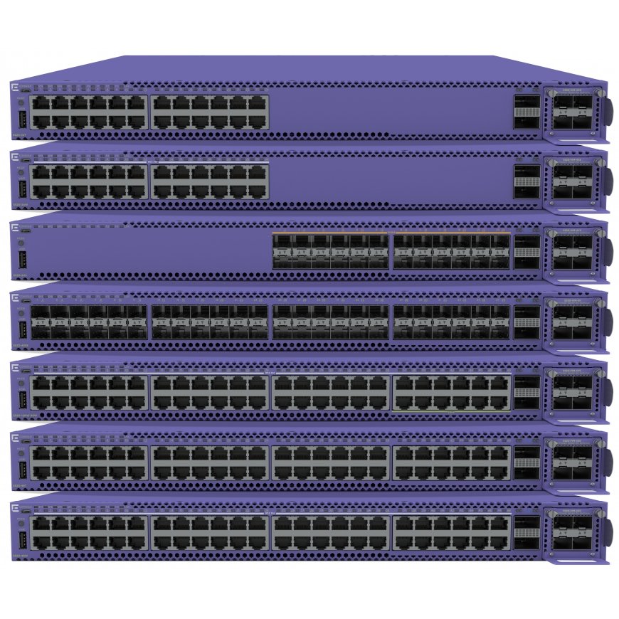 Extreme networks 5520-24X tinklo komutatorius Valdomas L2/L3 Violetinė