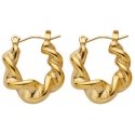 Troli Susukto design gold-plated earrings Troli Susukto design gold-plated earrings