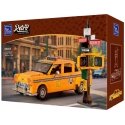 Construction blocks Pantasy Chassis Taxi Auto Yellow Cab 36.5 cm 1601 pieces