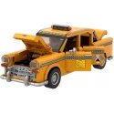Construction blocks Pantasy Chassis Taxi Auto Yellow Cab 36.5 cm 1601 pieces
