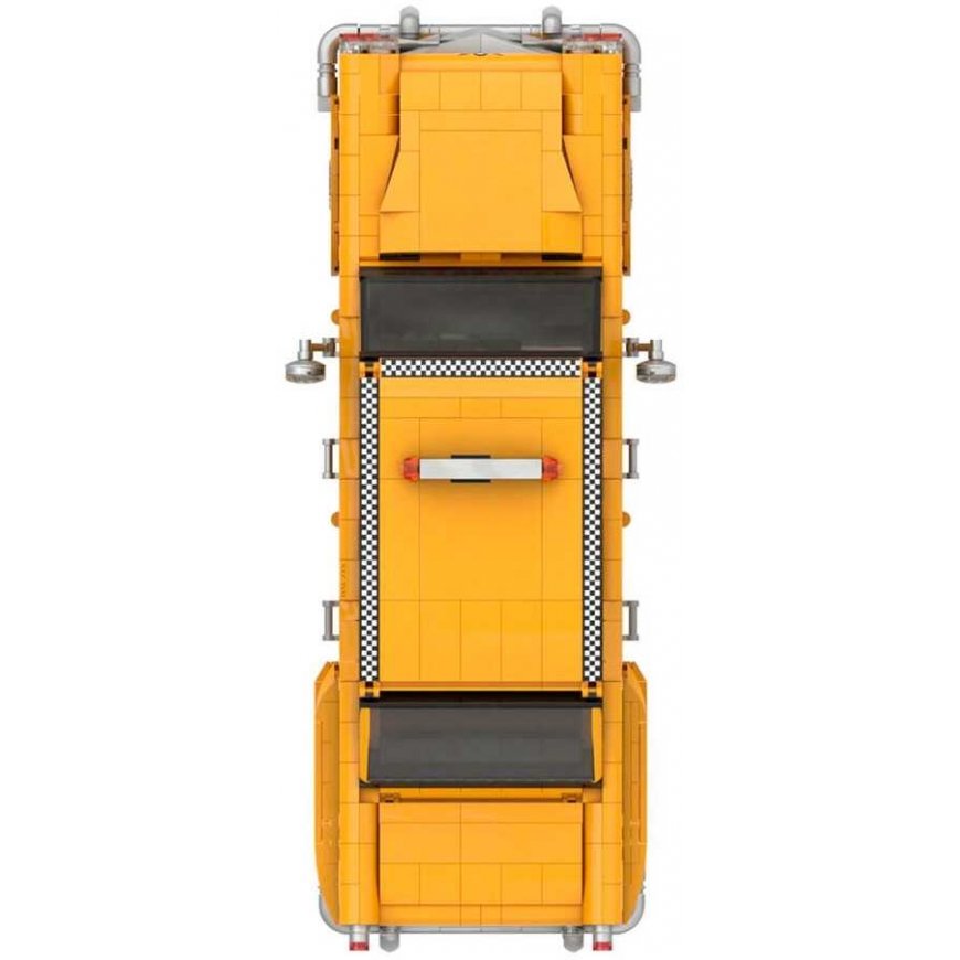 Construction blocks Pantasy Chassis Taxi Auto Yellow Cab 36.5 cm 1601 pieces – 5