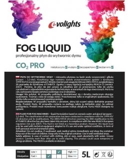 EVOLIGHTS rūko skystis dūmų mašinai CO2