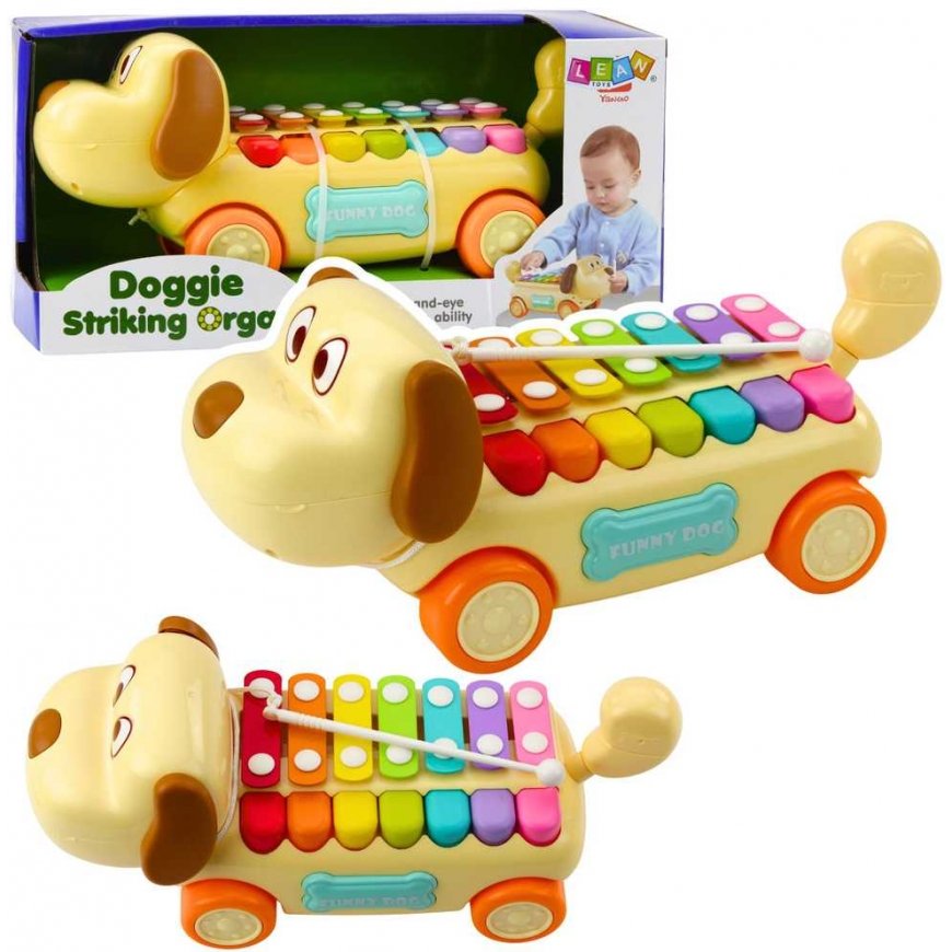 Lean Toys mängu koer taldrikutega ja liikuvate osadega – 2