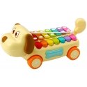 Lean Toys Žaislinis šuniukas su lėkštelėmis ir judančiomis dalimis Lean Toys Žaislinis šuniukas su lėkštelėmis ir judančiomis dalimis
