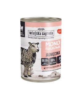 WIEJSKA ZAGRODA Monoprotein Lamb - wet cat food - 400g