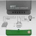 Qoltec saules uzlādes regulators MPPT ar temperatūras sensoru 40A | 12V / 24V | LCD | 2 x USB | Bluetooth | APP | GEL | LiFePO4 Qoltec saules uzlādes regulators MPPT ar temperatūras sensoru 40A | 12V / 24V | LCD | 2 x USB | Bluetooth | APP | GEL | LiFePO4