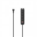 Hama 00223064 power extension 4 m 4 AC outlet(s) Outdoor Black Hama 00223064 power extension 4 m 4 AC outlet(s) Outdoor Black