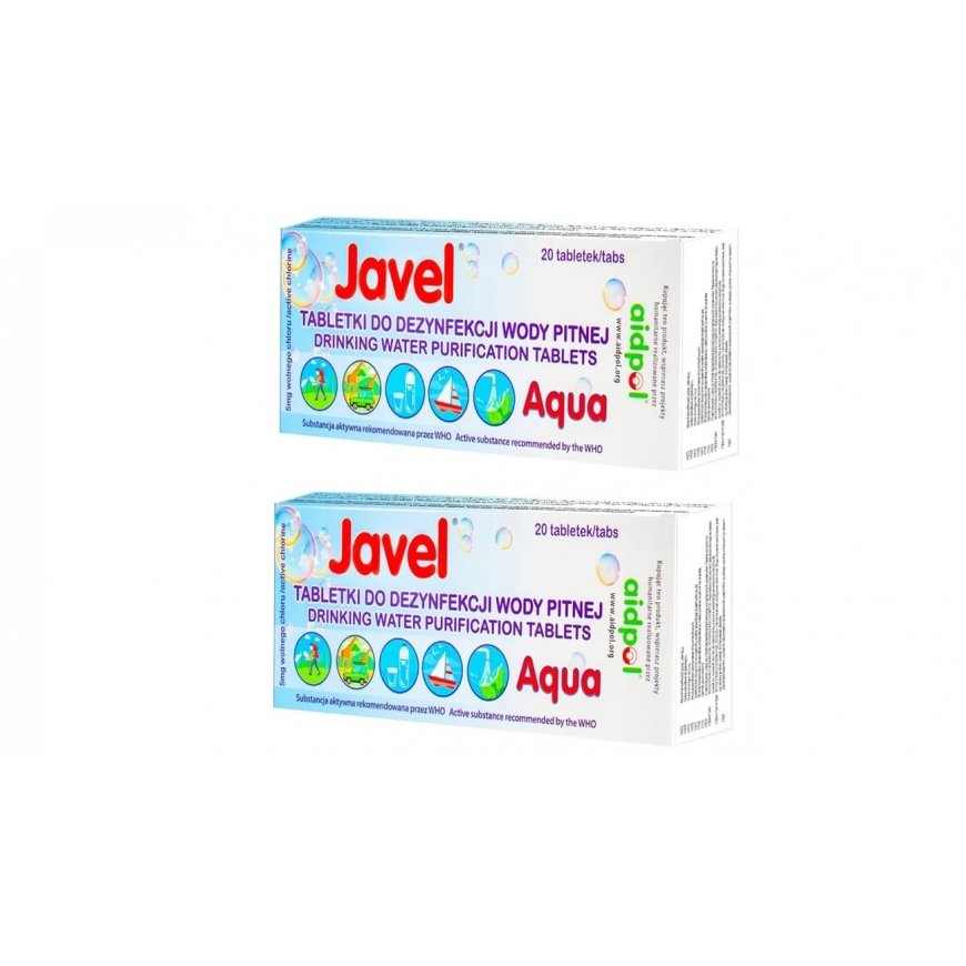 JAICO Javel Aqua ūdens dezinfekcijas tabletes