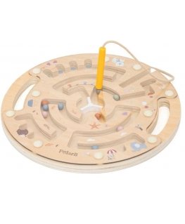 Viga Toys VIGA PolarB Medinis Magnetinis Labirintas