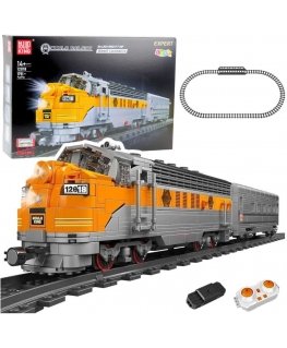 Игрушка Lean Toys: дистанционно управляемый набор поезда с рельсами, 1751 деталь