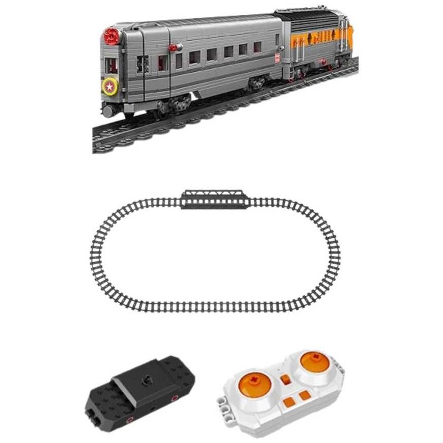 Lean Toys Remote Controlled Train Set with Tracks, 1751 Pieces – 4