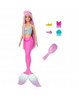 Barbie A Touch of Magic Mermaid Doll with 7-Inch-Long Fantasy Hair & Accessories for Styling Play