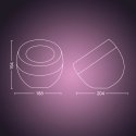 Philips Hue balta un krāsaina atmosfēras gaisma Iris galda lampa Philips Hue balta un krāsaina atmosfēras gaisma Iris galda lampa