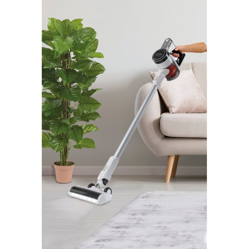 Gorenje SVC216FMLW Stick vacuum Battery Dry HEPA Bagless 0.5 L 135 W Black, White – 4