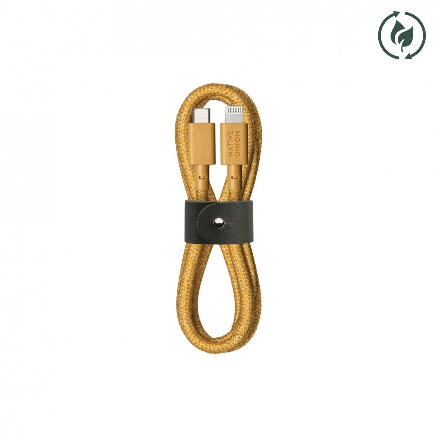 Native Union Belt Cable 1,2 m Geltona – 2
