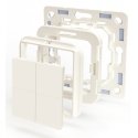 Shelly BLU Wall Switch 4 valonkatkaisin Muovi Norsunluu