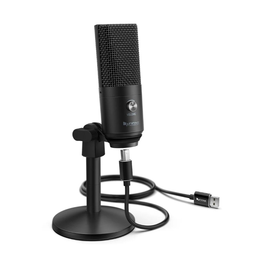 Fifine K670B microphone Black Podcast microphone