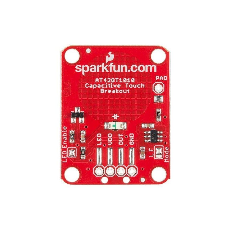 Touch button AT42QT1010, SparkFun module SEN-12041 – 2