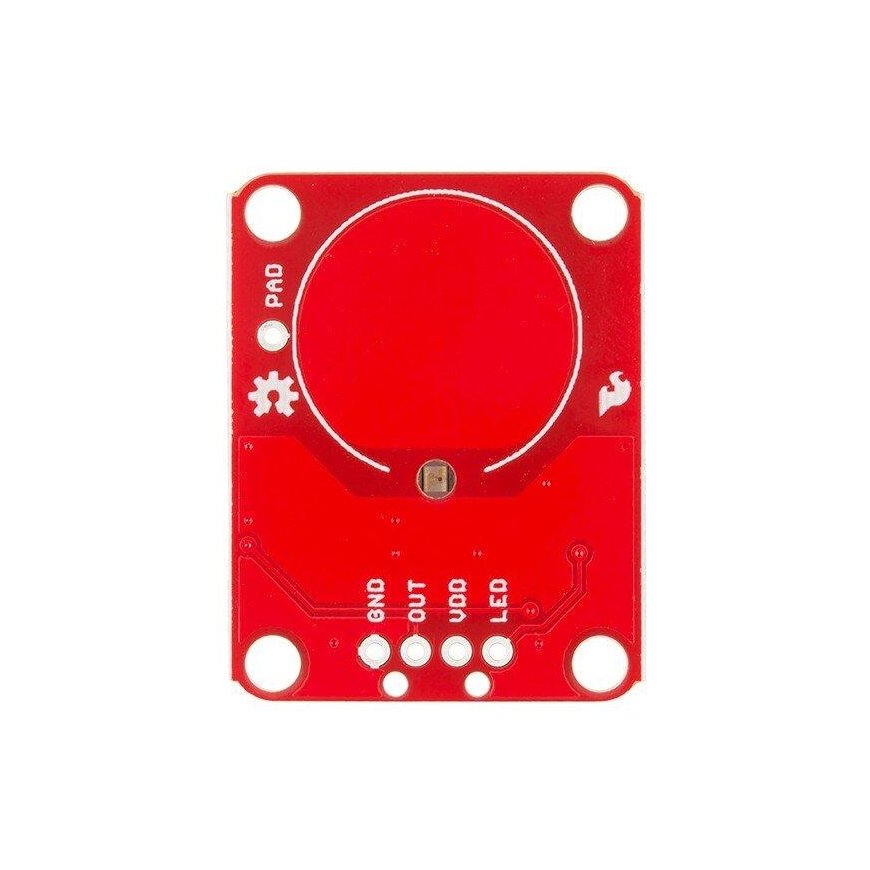 Jutiklis mygtuks AT42QT1010, SparkFun modulis SEN-12041 – 3