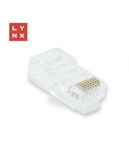 LYNX UTP Cat5e connector, 30µ, 100 pcs