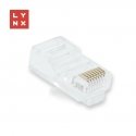 LYNX UTP Cat5e -liitin, 30µ, 100 kpl LYNX UTP Cat5e -liitin, 30µ, 100 kpl