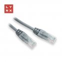 LYNX UTP patch cable Cat5e, PVC, CCA, 1m, gray (pack contains 10 pcs) LYNX UTP patch cable Cat5e, PVC, CCA, 1m, gray (pack contains 10 pcs)