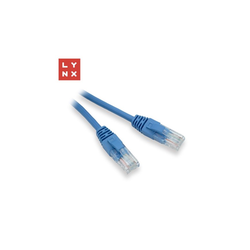 LYNX UTP patch kaabel Cat5e, PVC, CCA, 20m, sinine