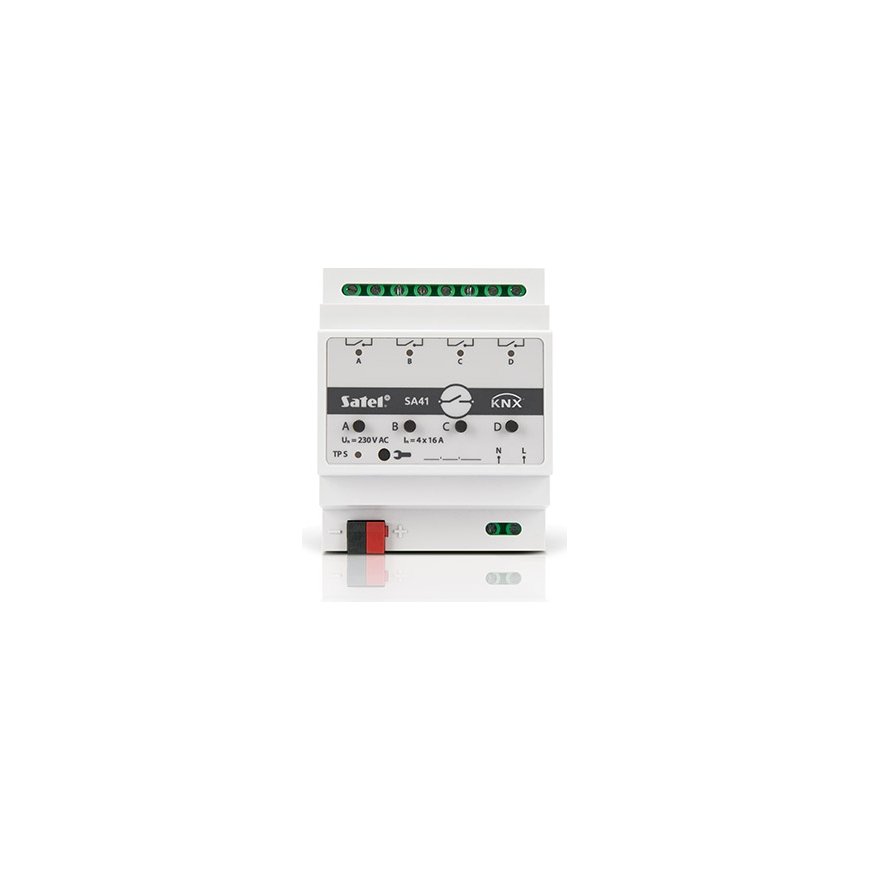 Satel KNX-SA24 Montāža uz DIN sliedes
