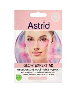 Glow Expert 4D - Šviesinantys hidrogeliniai akių pleistrai su niacinamidu