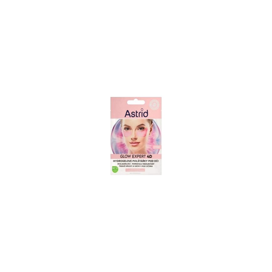Glow Expert 4D - Brightening hydrogel eye patches with niacinamide