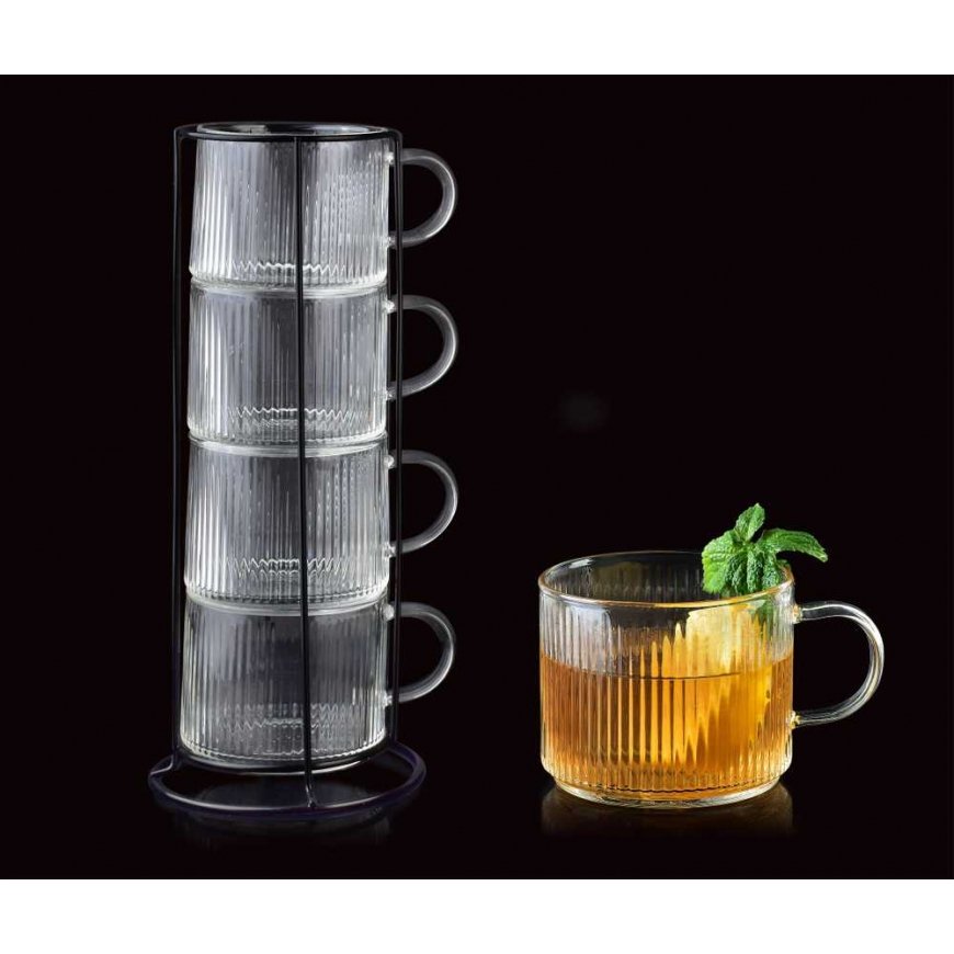 Allesken PETER Komplekt 4 tassi alusel 350ml – 2