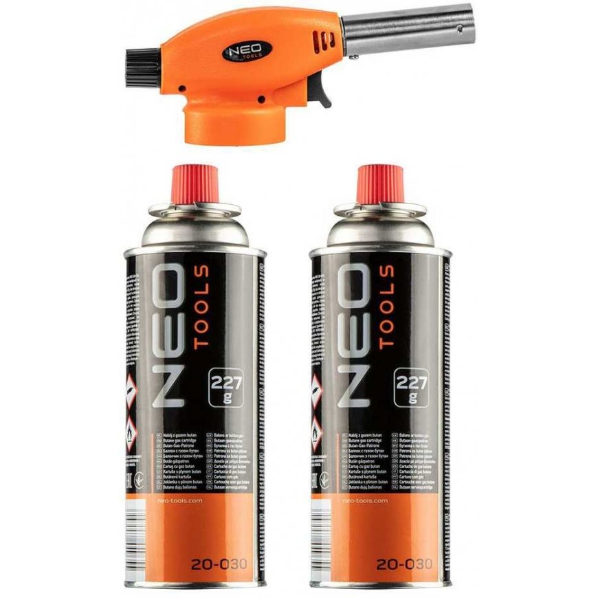 Neo Tools Pieskrūvējams gāzes degli +