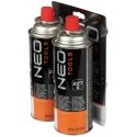 Neo Tools Adjustable Gas Torch + 2 Butane Gas Cartridges, 227g Neo Tools Adjustable Gas Torch + 2 Butane Gas Cartridges, 227g