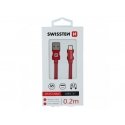 Swissten 71521106 USB кабель 0,2 m USB A USB C Красный Swissten 71521106 USB кабель 0,2 m USB A USB C Красный